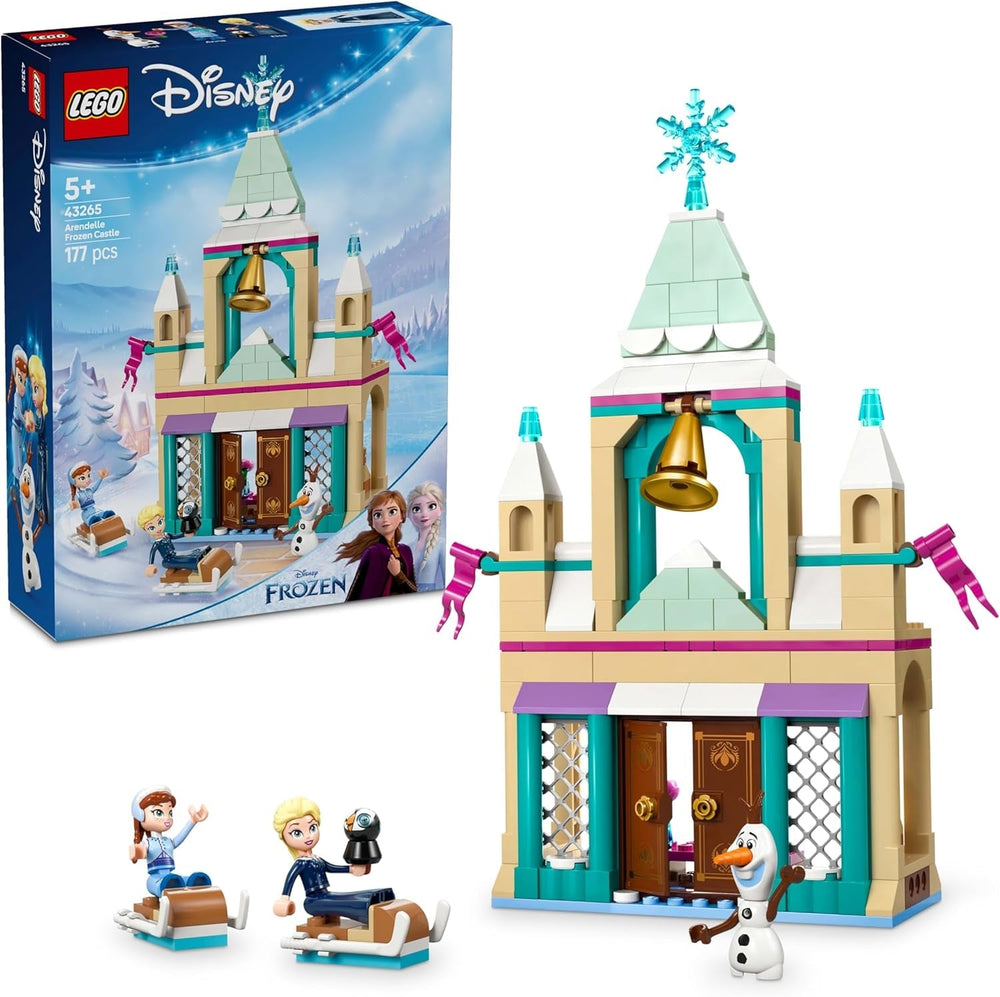 LEGO Ç€ Château d'Arendelle La Reine des Neiges Disney, jouet princesse avec ELSA, mini poupées Anna et Olaf et une figurine de pingouin, ensemble de jeu fantastique, cadeau pour filles de 5 ans 43265 Ensembles de construction Besuche den LEGO-Store Default Title