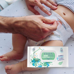 Lingettes humides à l'eau pure Baby Sensation, formulées avec de l'eau purifiée à 98 % pour le nettoyage de la peau, testées dermatologiquement, paquet économique de 840 lingettes