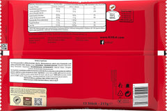 Batoane mini de ciocolată Nestlé, batoane crocante cu ciocolată cu lapte și napolitană crocantă, pachet de 3 (1 x 217g)