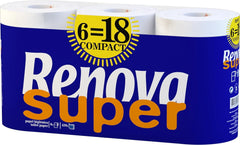 Papier toilette RENOVA SUPER COMPACT 6 rouleaux