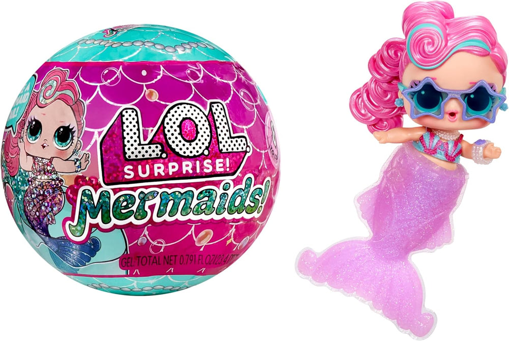 Mdr Surprise ! Mermaids Tots - Mini poupées à la mode avec queues changeantes de couleur - Convient aux collectionneurs, filles et garçons âgés de 4 ans et plus