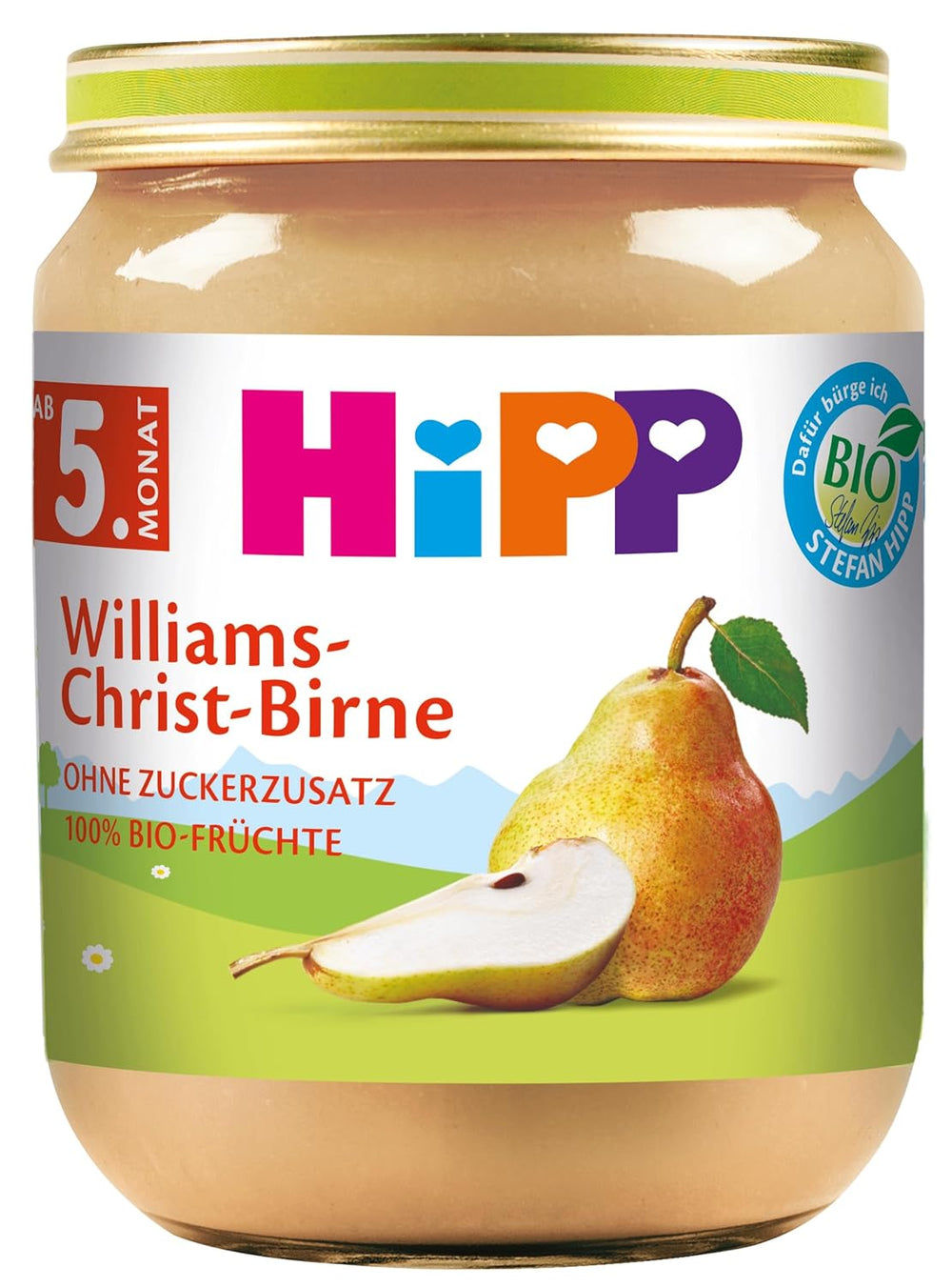 HiPP Williams Christ poires, paquet de 6 (6 x 125 g)