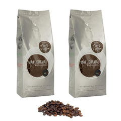 Maxi Crema 2000g de grains de café entiers - Une maîtrise de la torréfaction italienne originale pour les plus hautes exigences ! Café, Cappuccino, Expresso, Latte Macchiato