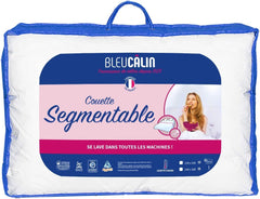 KSGB402460 Lit matelassé pour 2 personnes, facilement lavable, blanc, 220X240 cm Couettes et couettes Naty Shop