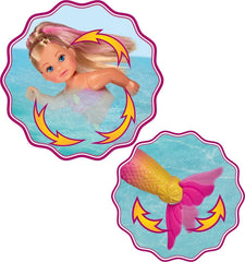 Simba 105733318 Evi Love Swimming Mermaid Puppe, Mehrfarbig, One size