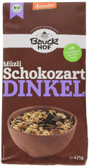 Bauck HOF Dinkelmüsli Schokozart, 425G (1Er Pack) Céréales Naty Shop 425 G (1Er Pack)