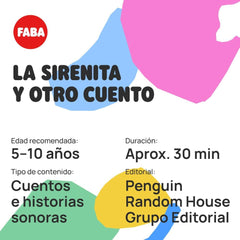 Figura Sonoro - La Sirène et UNE AUTRE histoire... - Histoires et sons pour filles et garçons de 4 à 6 ans, jouets, contenus éducatifs en espagnol Jouets Bebe Naty Shop