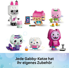 LEGO Gabbys Puppenhaus Gabbys Katzenfreunde - Spielzeug mit 6 Tierfiguren inkl. Meerkätzchen und Kitty Fairy - Ständer zum Ausstellen - Geschenk für Mädchen ab 6 Jahren - 11215