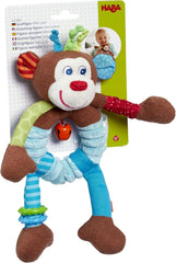 HABA 302999 - Lino le singe, peluche avec plein d'effets pour jouer et découvrir, jouet pour enfant à partir de 6 mois Jouets Bebe Naty Shop