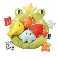 Fehn Filet de bain grenouille - Jouet de bain pour bébé pour baignoire - Jouet d'eau flottant pour un bain joyeux - Jouet de bain pour bébés et tout-petits à partir de 0 mois Bebe Naty Shop Toys Titre par défaut
