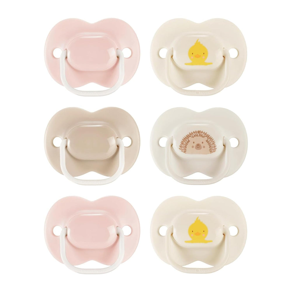 Suzete Tommee Tippee Anytime, 0-6 luni, pachet de 6 suzete simetrice, fără BPA