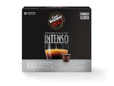 Caffè Vergnano 1882 - Èspresso Kompostierbare Kaffeekapseln , Compatible Avec Nespresso, Intenso (Intenso) - Packung Enthält 100 Kapseln