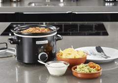 Mijoteuse Crockpot, bol en céramique amovible, facile à nettoyer, 2,4 litres (1-2 personnes) Mijoteuse Naty Shop