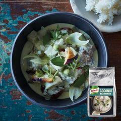 Knorr Kokosmilch Pulver (Milk Powder aus 20 frischen Kokosnüssen, ergibt 6,6 Liter Kokosmilch) 1er Pack (1 x 1 kg)