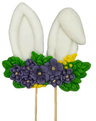 Decoratiune comestibila din zahar, Iepuras Decoratiuni din Pasta de Zahar Nati Shop