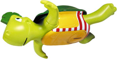 TOMY Jouet aquatique pour enfants "Plantschi la tortue chantante" jouet multicolore de haute qualité pour enfants avec musique, allie jouet de bain et jouet musical, à partir de 12 mois ! Jouet de bain aquatique Jucarii Bebe Naty Shop Titre par défaut