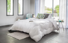 Blanrève - Couette Aerelle Bleu - Très douce - moelleuse et confortable - Lit simple - Eco Responsable - La fibre confort se sent bien, 140 X 200 Cm Couettes et couettes Naty Shop