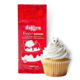 Dekora - Fondant en pâte à sucre blanche 150g - Parfait pour les gâteaux et décorations de pâtisserie - Sans gluten ni lactose - Goût vanille - Doux, flexible et facile à façonner pour des décorations créatives Naty Shop Pâte à Sucre Blanche