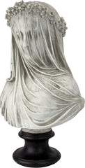 Statue buste vierge voilée Design Toscano, dimensions : 22,8 cm x15,2 cm x35,5 cm Statuettes et sculptures Naty Shop