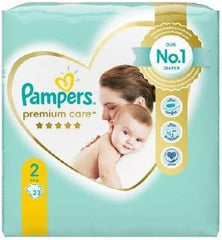 Couches Pampers Premium Care, taille 5, 11-18 kg, 1 paquet (1 x 44 pièces)