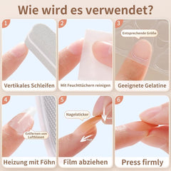 20 comprimés adhésifs pour ongles en gelée – Tampons adhésifs double face transparents et résistants, imperméables, réutilisables, à presser sur les ongles, ensemble de manucure à faire soi-même, accessoires pour ongles