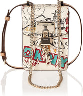DKNY Elissa N / S Phone Cr Crossbody, taille unique Sacs pour femmes Naty Shop Blanc