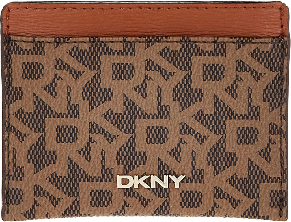 DKNY Bryant L Accessoire de voyage pour femme Enveloppe Porte-cartes Portefeuille Femme Naty Shop Moka/Caramel Taille unique