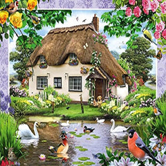 Schmidt Spiele Maison de campagne romantique, puzzle 500 pièces Puzzle Naty Shop