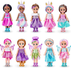 -Poupées-4,7"-Collection Fantasy Little Friend Ensemble de 10