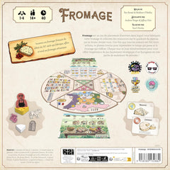 Asmodee - Brânză – Drumul spre Infamie – Joc de societate strategic – Plasarea muncitorilor – Maestru Brânză – Vârste 14+ – 1 până la 4 jucători – 40 de minute – Versiune franceză