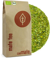 Ceai Mate Bio 1 kg Frunze de mate pure, proaspete și verzi, ecologice și uscate la aer Yerba Mate organic controlat, certificat și ambalat în Germania