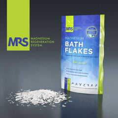 MRS Flocons de chlorure de magnésium 100% naturel - sels de bain idéaux pour un bain de pieds, un bain complet et contre les carences en magnésium - 4 Kg Douche et Bain Naty Shop