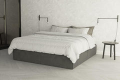 Literie italienne Couette d'hiver Prestige Blanc, 100% microfibre, double, 250X200Cm Couettes et couettes Naty Shop