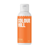 Colorant alimentaire à base d'huile orange Color Mill - Colorant alimentaire pour chocolat, fondant, muffins, gâteaux, pâtisserie, macarons - Colorant alimentaire pour décoration de gâteaux - 100 ml