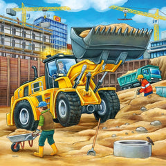 Ravensburger Puzzle pour enfants - 09226 Grands véhicules de construction - Puzzle pour enfants de plus de 5 ans, avec Puzzle 3X49 pièces Naty Shop