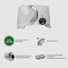 Ritter Nova 1 Duo plus Trancheuse électrique multifonction Rasnite et Trancheuses Naty Shop