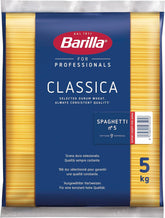Pâtes spaghetti au blé dur Barilla no. 5 – Paquet de 1 (1x5kg)