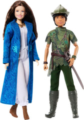 DISNEY Peter Pan & Wendy - Mobile avec tenues typiques et accessoires amovibles, pantalon en tissu doux, pour reconstituer ses scènes préférées ou jeu créatif, pour les enfants à partir de 3 ans, HNY36 Naty Shop Dolls