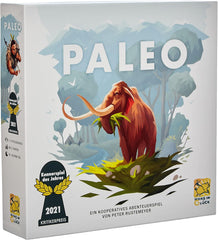 Hans im Glück, Paleo, joc de bază, Kennerspiel des Jahres 2021 (Jocul expert al anului 2021), joc de masă, 2-4 jucători, cu vârsta peste 10 ani, 45-60 minute, germană