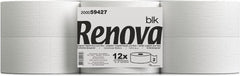Hârtie igienică Renova Jumbo BLK, 12 role la 170 M, hârtie albă, 2 straturi