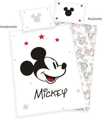 Linge de lit Mickey Mouse, réversible, 100% coton Linge de lit - enfant Naty Shop