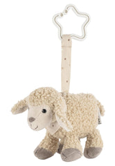 Sterntaler Flocke Mouton Pendentif - Jouet de poussette en tissu doux - Jouet à suspendre pour bébé - Couleur sable Forme d'étoile Suspension Play Bow Pendant Bebe Toys Naty Shop Titre par défaut