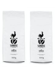 Probierset Espressobohnen 500g Colombia Sun et 500g World of Arabica Ganze Bohnen Geschenk-Set, mittelkräftig geröstet, 1kg