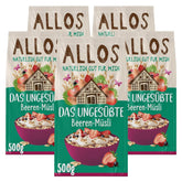 Allos, muesli aux baies non sucré, pack 5 x 500 grammes Céréales Naty Shop Baies