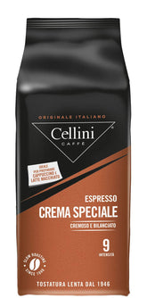 Cellini Crema Speciale grains entiers, 1 Kg Café Naty Shop Single