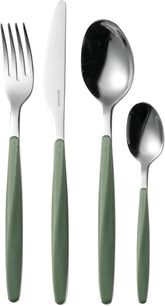 Guzzini - My Fusion, set de couverts 24 pièces - Vert olive Cuisine Naty Shop