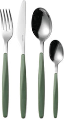 Guzzini - My Fusion, set de couverts 24 pièces - Vert olive Cuisine Naty Shop