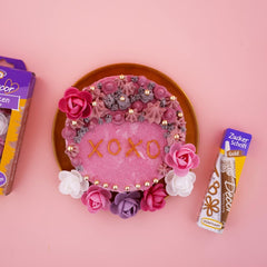 Günthart Backdecor 25 g Sucre avec lettres OR Pour tous les desserts de couleur dorée En sucre pour de belles lettres et motifs, 1 paquet (25 g)