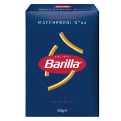 Paste Barilla Classic Maccheroni nr. 44 din grâu dur de înaltă calitate, întotdeauna al dente, 500g
