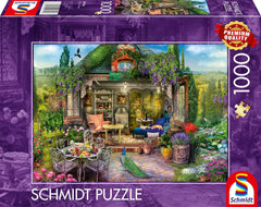 Schmidt Spiele 59794 Maison de jardin dans les vignobles Puzzle 1000 pièces Naty Shop Titre par défaut
